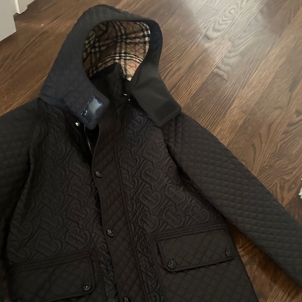 Burberry Black Quilted Kids Puffer Jacket